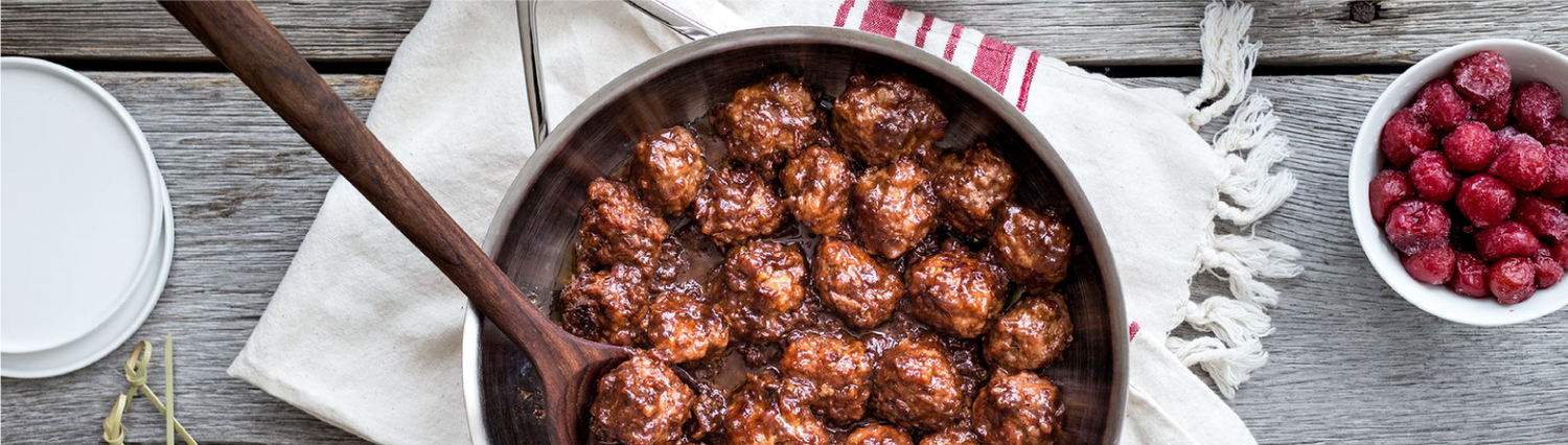 spicy cherry Meatballs