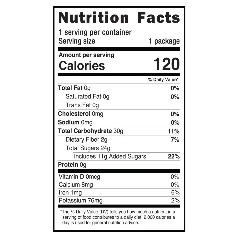 1.27 Oz Sour Berries, 100 Pack