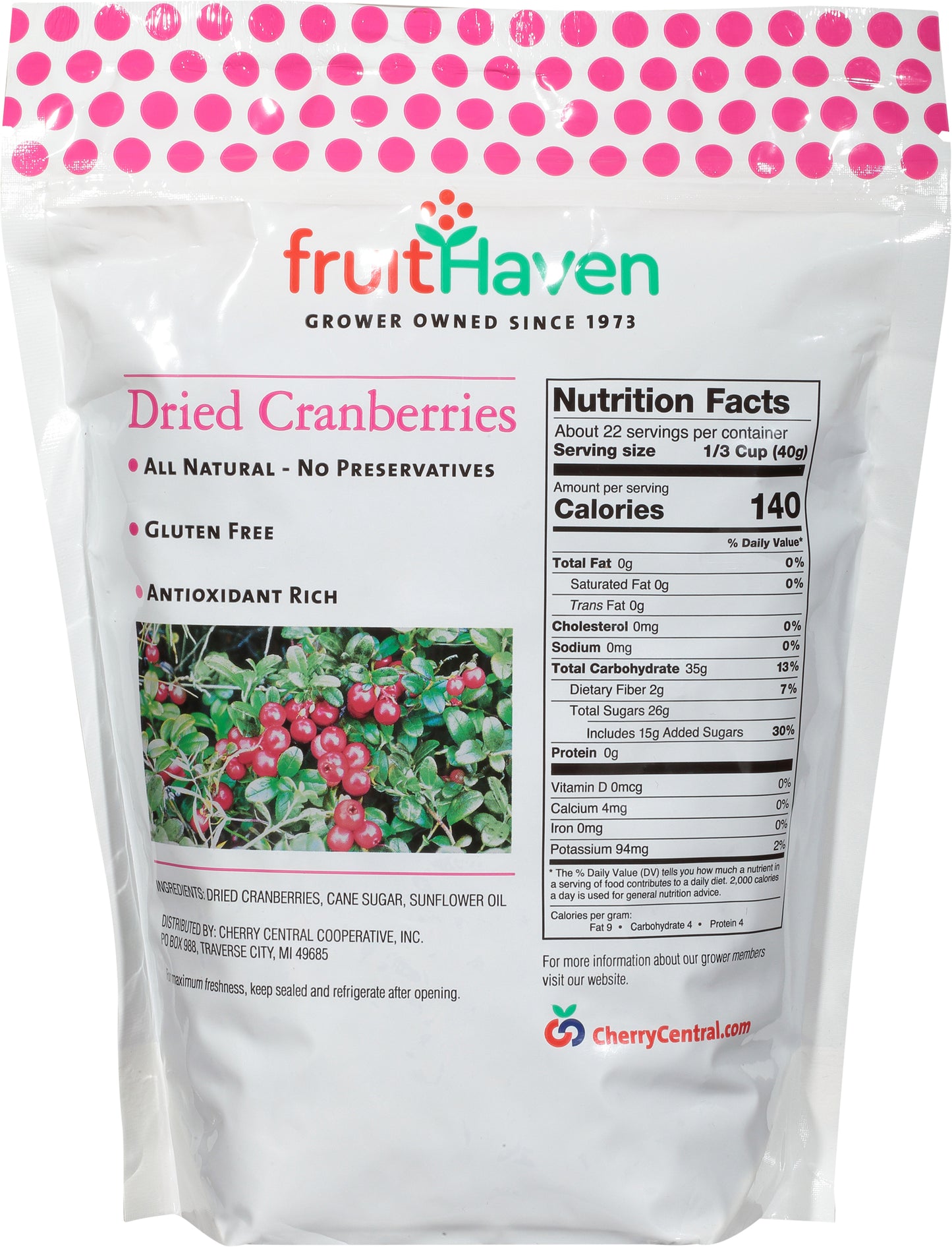 32 Oz Dried Cranberries