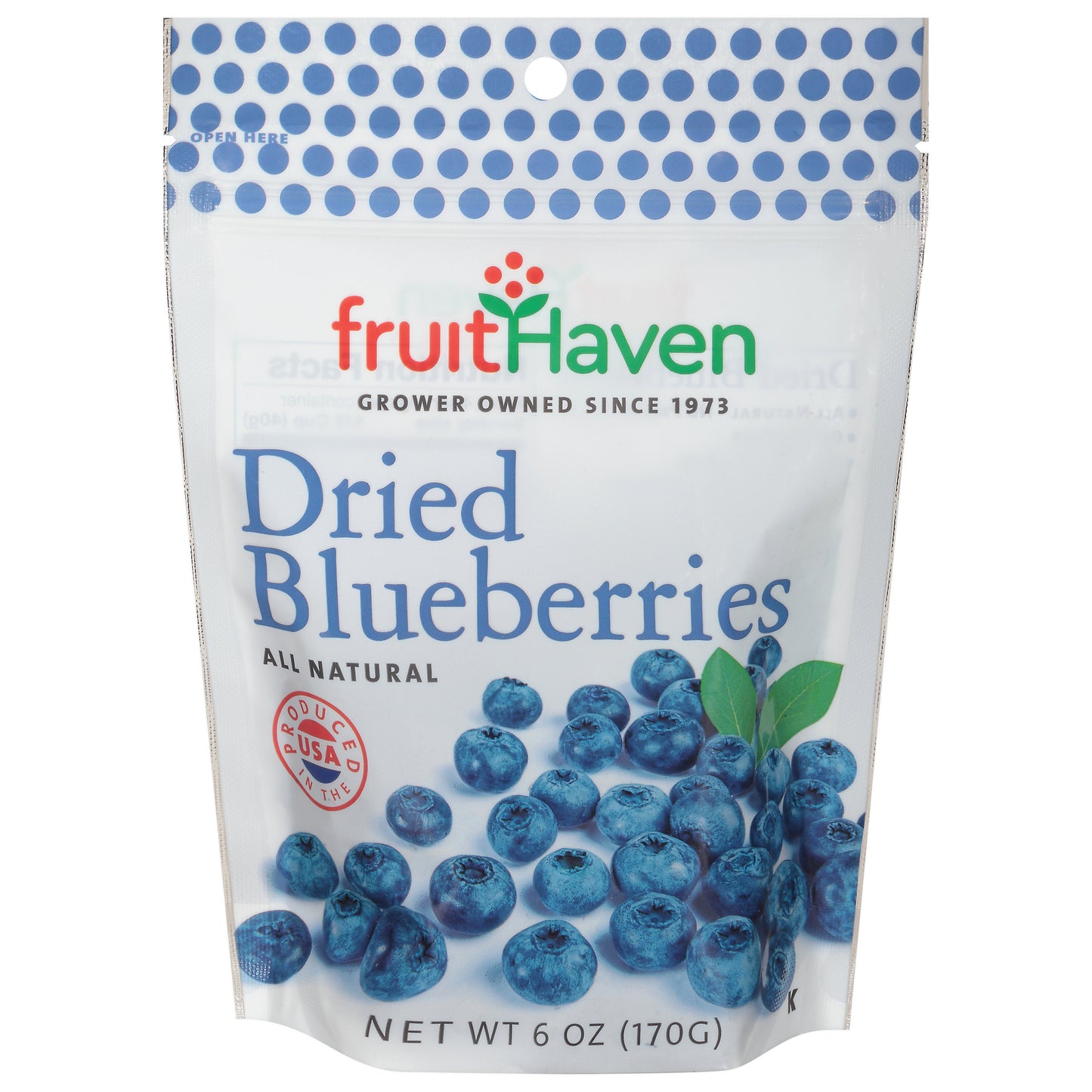 6 Oz Dried Blueberries
